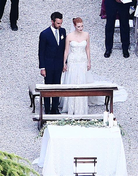 Inside Jessica Chastain's Wedding in Italy .